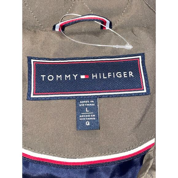 Tommy Hilfiger Quilted Jacket - Size L - NWOT - Beautiful Olive Color - Picture 3 of 11